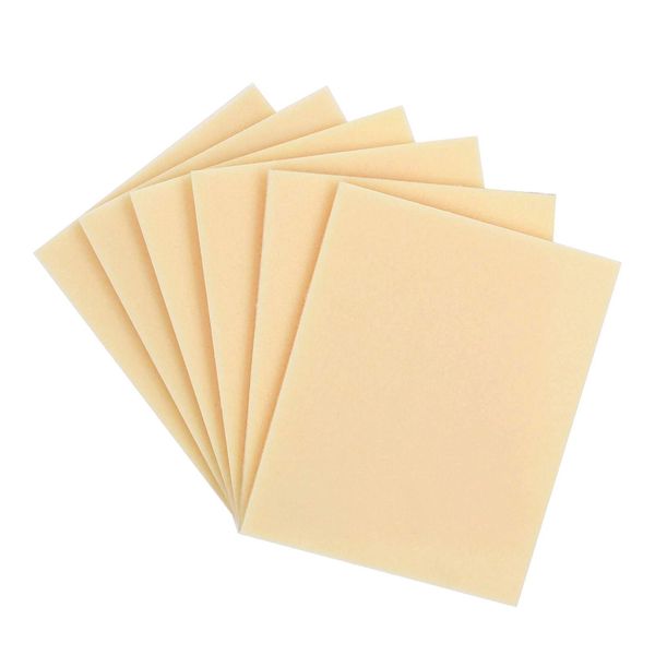 JomMart TL0541 Sponge File, Sponge Abrasive, Sanding Sponge, 6 Types Set (#500, #800, #1200, #2000, #2500, #3000), Set of 6