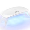 UV Light, LED Nail Dryer, UV Light for Hardening, Japanese Instruction Manual Included (English Language Not Guaranteed), UV & LED Double Light, Timer Setting, For Gel Nails, Foldable, Both Hands and Feet, USB Type (White)