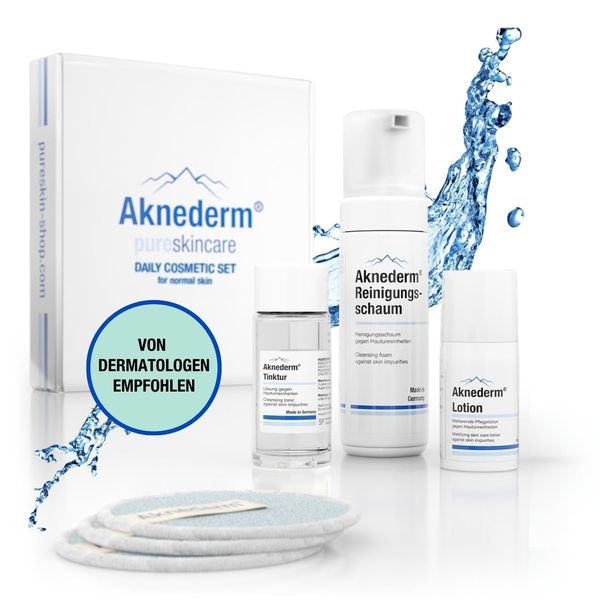 aknederm Daily Cosmetic Set for Normal Skin, 230 ml