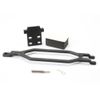 Extended battery hold down and hold down retainer