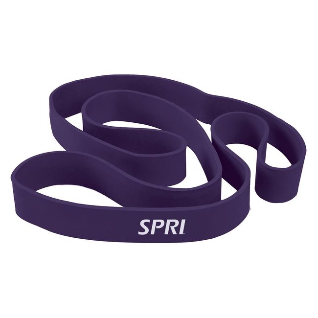 SPRI Superbands - Resistance Band for Assisted Pull-ups, Core Fitness, and Strength Training Resistance Exercises - Versatile Tool for Flexibility, Stamina, and Balance - 2.5", Purple