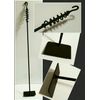 Outdoor Fireplace/Pit Set-Poker, Ash Rake, Shovel, & Post 36" Made by Blacksmith