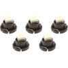 T4 X 7 High Brightness Diffused 3 Chip 5050 SMD LED Wedge Bulb , whites
