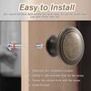 TsunNee 12PCS Vintage Cabinet Knobs Bronze Drawer Knobs, Antique Style Kitchen Cupboard Handles, 30mm Round Furniture Door Knobs