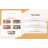 YAYAMIYA STMT-2 Eyeshadow Palette, 10 Colors, Daily Butterfly Eye Palette, Better Zan Eyes, Cosmetics, Work, High Color, Long Lasting, Unique Powder, Cosmetics, Makeup Training, Cosmetics