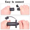 Taukealugs Winch Hand Remote Controller with Ergonomic Grip and Control Socket Assembly for ATV UTV Winch