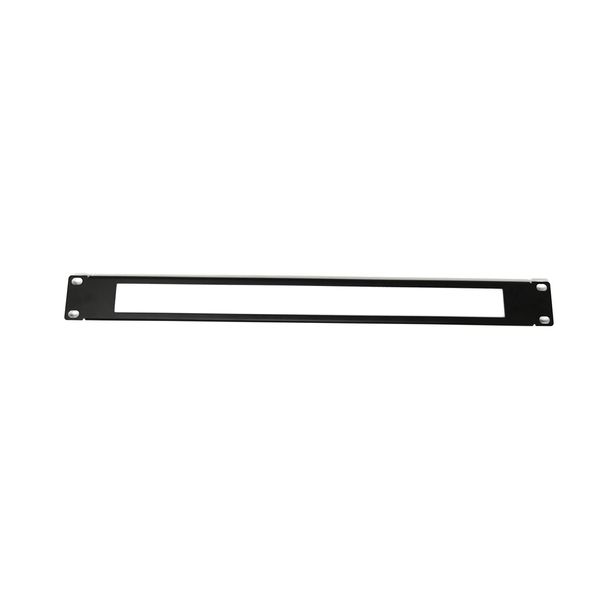 Maincore 1U 19'' inch Brush Blanking Plate/Panel Cable Management for Data Cabinet Network Rack Mount (U1, Black White)