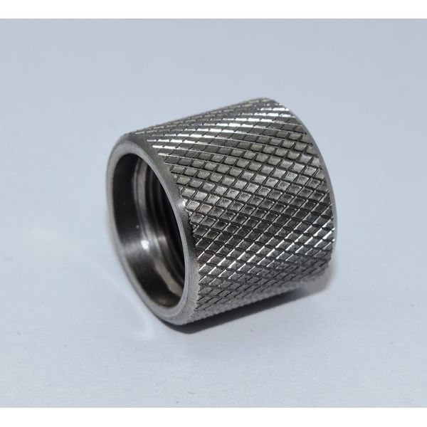 9/16 x 24 Barrel Thread Protector .40 Cal.625 Long .750 Dia. Stainless #4064
