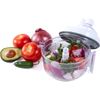 Salsa Maker, Food Chopper, Mixer and Blender -  Manual Food Processor