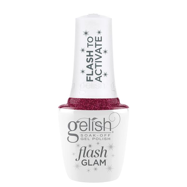 Gelish Flash Glam Gel Polish - Glitter Gel Polish, Glitter Gel Nail Polish, Gel Glitter Nail Polish (Mesmerized By You, 15mL)