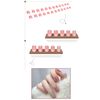 Lwenjing Nail Tips, False Nails, 3D Nail Tips, Handmade Nail Tips, Wedding Nails, Cute, Short, Nail Tips, Popular, Japanese Style, Bride Nails, Glossy, False Nails, Pack of 24