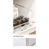 Pull Out Cabinet Organizer, Easy Adhesive Attachment 21" L  x 14"D x 3" H