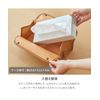 Nissen 2-Way Tissue Case, Hangs on Hooks, Leather, Storage, Gray Y