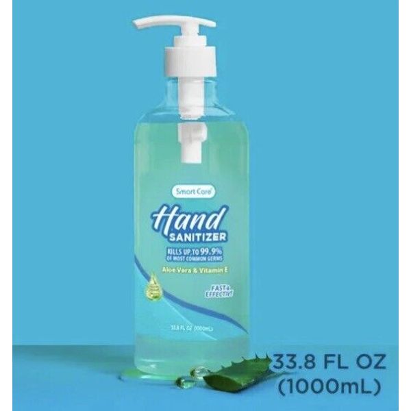 Smart Care Hand Sanitizer With Aloe Vera & Vitamin E 33.8 fl. oz. Bottle Health