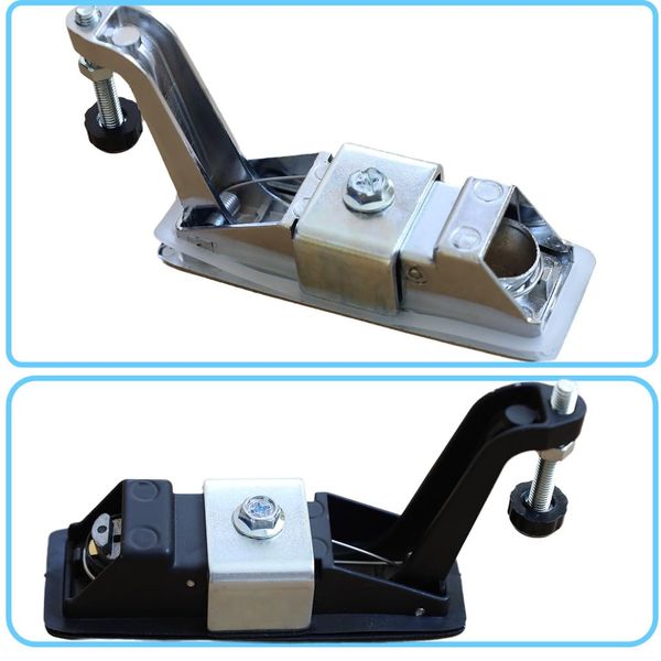 6PCS Compression Latch Lock Trigger Latch Lock Adjustable Lever Hand Operated Push Button Actuation Compression Latches Flush Mount (Silver-with Keys)