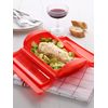 Lékué - Steam Case, Without Tray, silicone Red, 1-2 people, 650 ml