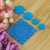 GOTO CLAY TOOLS Mandala Texture Mat for Polymer Clay Earring, Texture Mat with Cutters M-2