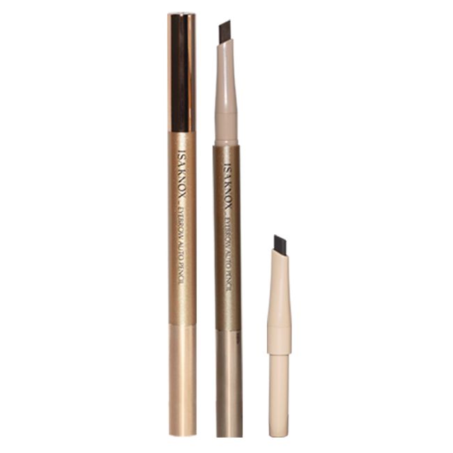 ISA KNOX Eyebrow Auto Pencil (Original + Refill), 1EA, No. 01 Natural Gray