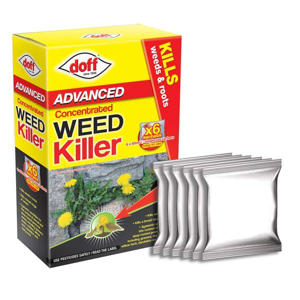 Doff Super Strength Weedkiller Sachets 6Pk