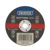 Draper 94767 Metal Cutting Disc, 75 x 1 x 10mm