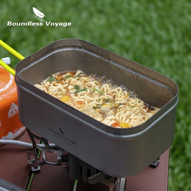 Stainless Steel Ramen Noodles Bowl Anti-scalding Lunch Box Large