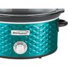 BRENTWOOD SC-140BL 4.5-Quart Scallop Pattern Slow Cooker (Blue)