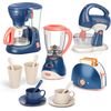 Pretend Play Kitchen Appliances Toy Set with Coffee Maker Machine,Blender, Mixer