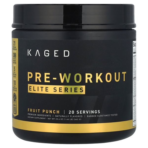 Elite Series, Pre-Workout, Fruit Punch, 1.46 lb (662 g)
