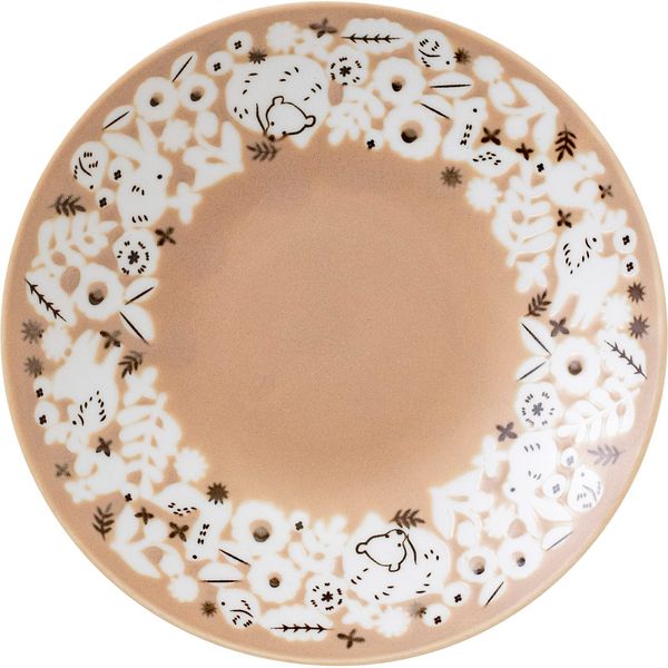 Mino Pottery KUKKA 145 Plate Latte