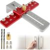 Cabinet Hardware Jig Aluminium Alloy Mounting Template Drill Guide HIGH QUALITY