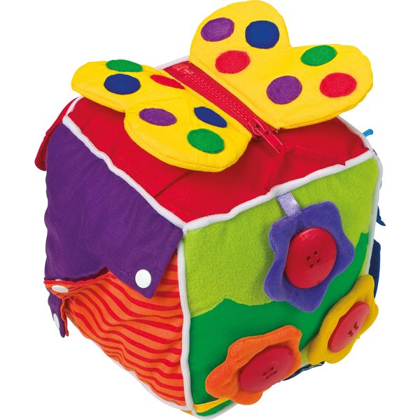 Baby's Soft Play Cube with multi activity