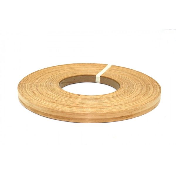 Bamboo Amber 7/8" X 250' Roll Preglued Wood Veneer Edge Banding, Iron on