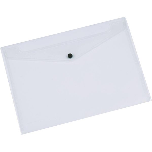 Q-Connect Polypropylene Document Folder A5 Clear (Pack of 12) KF02470