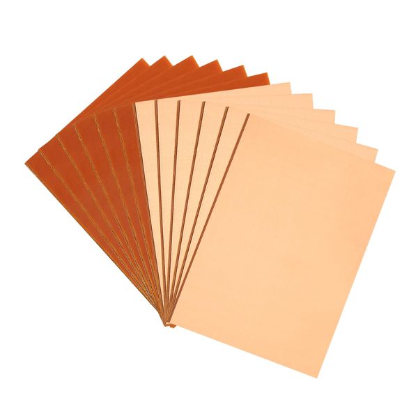 PATIKIL Copper PCB Board 20pcs 15x10cm Single Sided Copper Clad Circuit Board Laminate Blank PCB Copper Pad Prototype Board 1.6mm Thickness for DIY Solder Rail Bench Mill