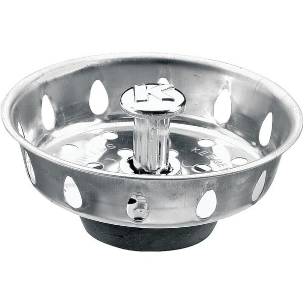 NEW PLUMB PAK PP820-25 STAINLESS STEEL ADJUSTABLE POST SINK BASKET STRAINER