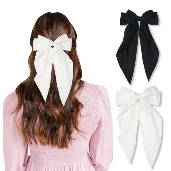 Hair Bows for Women, Hair Ribbon Coquette Bows Hair Clips Cute Hair Bow Coquette Accessories for Women Girls