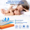 Mattress Protector King 150x200cm Waterproof Fitted Sheet Style, Orange
