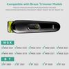 for Braun Beard Trimmer Charger, Power Cord Compatible with Braun MGK3010 MGK3020 MGK3021 MGK3025 MGK3210 MGK3220 MGK3221 MGK3225 MGK3921 5V to 2.3V Replacement Charging Cable Adapter