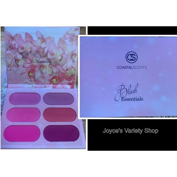 COASTAL SCENTS Blush Essentials 6 Shades Blush Palette Make Up Compact