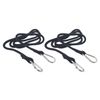 Set of 2 Luggage Straps 1.5 m with Carabiner Hook Universal Elastic Expander