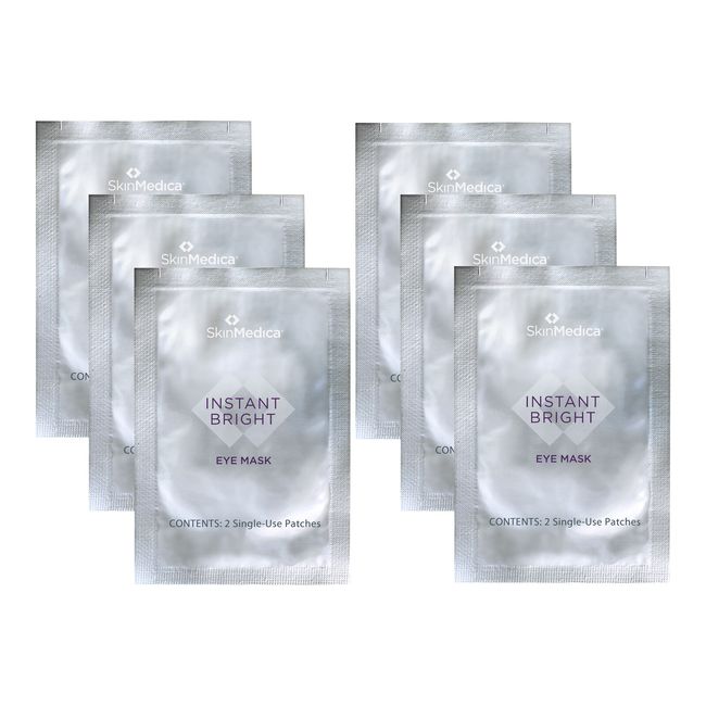 SkinMedica Instant Bright Eye Masks 6 Ct. Eye Care Treatment