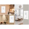 Dimmer Light Switch 3 Way for 300W Dimmable LED/CFL 600W Incandescent/Halogen ×2
