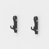 Plexico 2 Tier Katana Wall Mount/Universal Samurai Sword Brackets/Katana & Scabbard Holder/PW-30