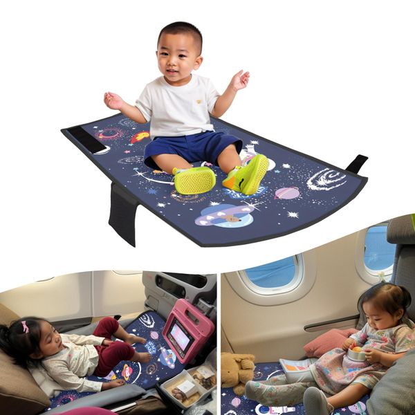 JIVELER Infant Airliner Seat Extender, Extended Bed for Kids Airplane/Bullet Train Seat, Plane / Bullet Train Travel Essentials for Kids, Essential to Improve Your Kids Flight Comfort, Jumbo Recliner