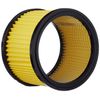 Einhell 2351113 Pleated Air Filter with Cap for Vacuum Cleaners, Grey