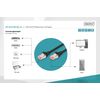 Digitus LAN Cable Cat 6-0.5m - 10 Pack - RJ45 Network Cable - S/FTP Shielded - Compatible with Cat6A & Cat7 - Black