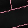 3/8" Black/Pink Moonstitch Ribbon 3 Yards