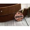 Firefighter Cross Pet ID Name Tag Large | Personalized Custom Made to Order