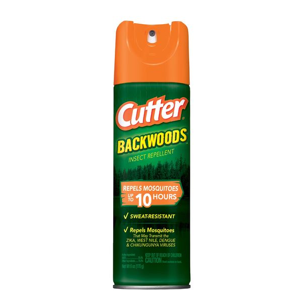 Cutter Backwoods Insect Repellent (12 Pack), Repels Mosquitos for Up To 10 Hours, 25% DEET, 6 Ounce (Aerosol Spray)