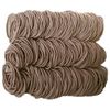 Ponytail Elastics, Bulk Pack of 432pc, 2mm (Beige)